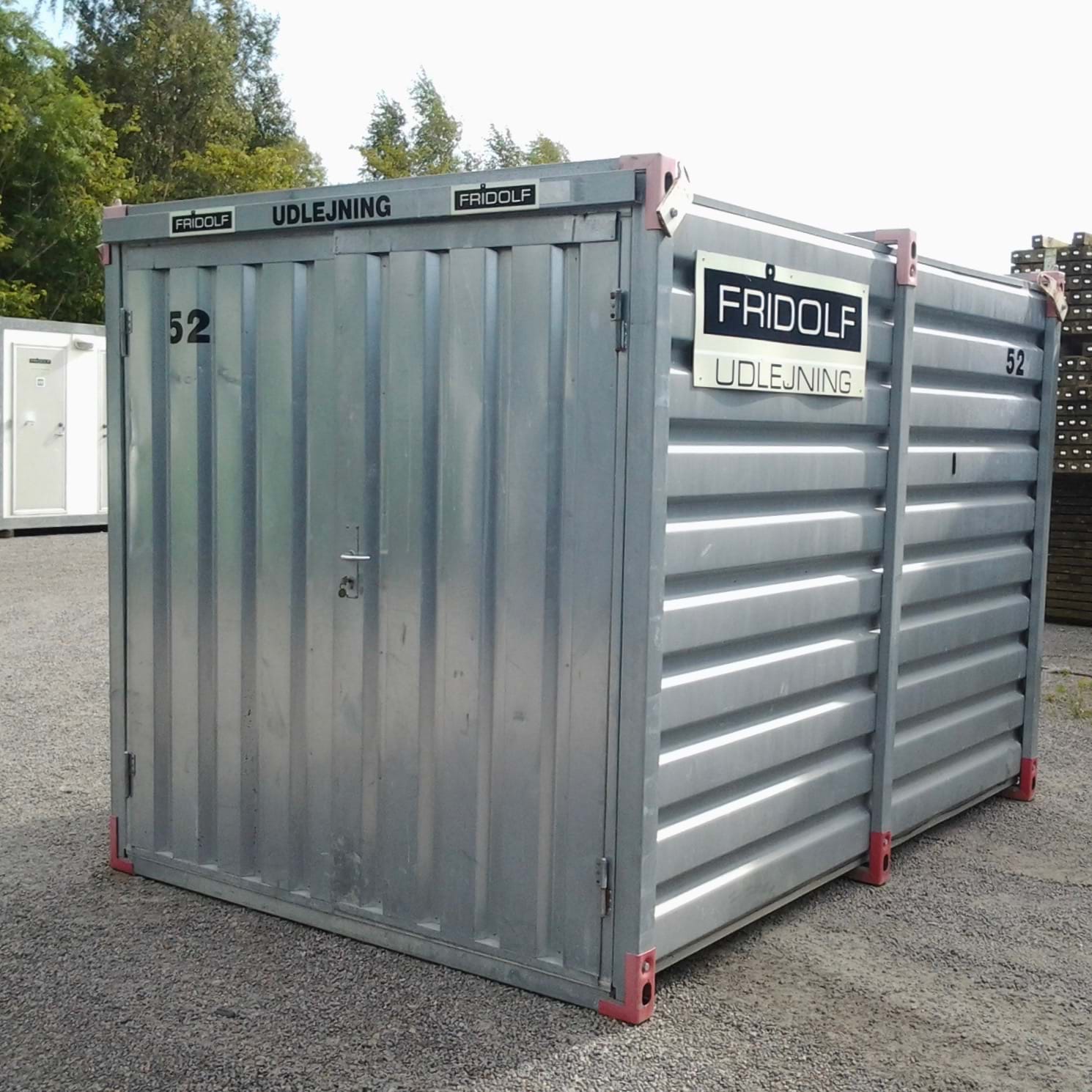 tredobbelt Det er billigt sol Leje af materielcontainer - opbevaringscontainer - på Bornholm - god til  midlertidig opbevaring af ting og sager